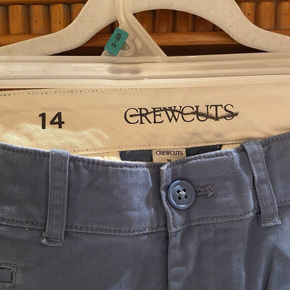 J. Crew Crewcuts Kids' Classic Fit Stretch Chino Pant Ocean Blue Size 14 - Picture 3 of 13